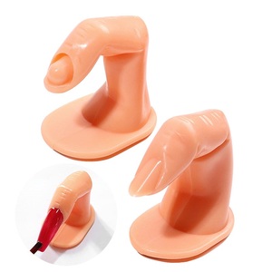 Set de Dedos de Práctica para Manicura, Flexible, para Uñas Acrílicas, Maniquí de Salón, Herramienta de Exhibición de Arte de Uñas, Kit para Principiantes - Product Image 1