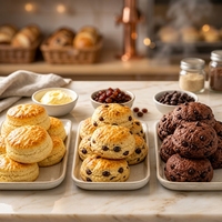 Machine à fabriquer des cupcakes et des biscuits, 300 kg/h, électrique, double buse interchangeable, équipement de boulangerie industriel, ligne de production