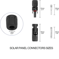 Lemon LM-SC Solarpanel-Steckverbinder Adapter 30A 1000V Kupfer IP67 Wasserdicht für Automobilanwendungen 4mm² 6mm² Stecker Buchse PV-Verbinder