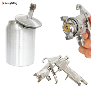 Pistolet pulvérisateur de peinture à émulsion W-77S 2.0mm 2.5mm 3.0mm à aspiration haute pression pour apprêt et peinture au latex - Product Image 4