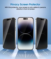 Protection d'écran en verre trempé anti-espion à colle intégrale pour iPhone 18 Pro, 18 Pro Max, 17, 17 Air