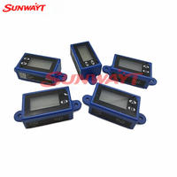 Compteur de pièces numérique LCD à double rangée 7 chiffres avec rétroéclairage pour machine de jeu d'arcade électrique, en plastique, réinitialisable