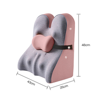 Coussin chauffant matelassé électrique USB 5V avec oreiller de soutien lombaire épais à la flamme en graphène Chenille
