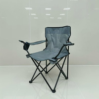Chaise de camping pliable en tissu Oxford 600D épaissi, durable, avec cadre en acier inoxydable pour pique-nique et pêche en extérieur
