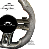 Volant pour Mercedes-Benz, personnalisé, demi-perforé, entièrement en cuir, CLS GLE W213 W238 W205 E206 W222 W223 W463 W167 G63 Classe C