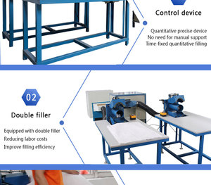 Máquina de llenado de almohada de doble cabeza para sofá, máquina de llenado de almohada de doble cabeza para sofá, <span class=keywords><strong>venta</strong></span> en línea con entrega rápida - Product Image 6