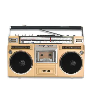 CMIK mk-230邮政广播卡塞特磁带播放器广播盒式录音机多功能复古全波段收音机