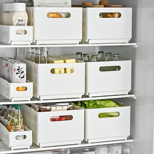 Boîte de rangement en plastique rétractable et réglable multi-usages pour la maison, la <span class=keywords><strong>cuisine</strong></span>, la salle de bain, le bureau, l'<span class=keywords><strong>organisation</strong></span> des <span class=keywords><strong>tiroirs</strong></span> et des armoires - Product Image 3