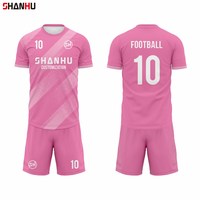 Usine de maillots de football personnalisés, fabricant et fournisseur de Guangzhou, impression par sublimation, kit respirant à séchage rapide en polyester pour hommes