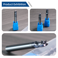 Mèches de toupie CNC personnalisables à 4 cannelures, en acier inoxydable durable, métal, étain, ODM OEM, outils en carbure monobloc à angle d'hélice inégal