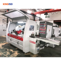 Garantie de satisfaction, machine à planer à quatre côtés KINGISO, machine à planer le bois avec fonctions de planage sur plusieurs côtés, moteur 21,5 kW, garantie d'un an