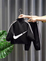 Nouvel Ensemble Décontracté Deux Pièces de Sport et Loisirs pour Garçons 2025, Costume Élégant pour Bébé, Vêtements Printemps-Automne pour Enfants, Idéal pour le Sport