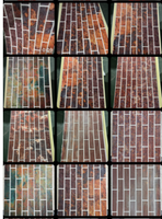 Panneau mural en pierre flexible 3D effet brique rustique MCM pour façade de villa et projet de restaurant