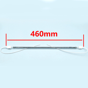 4 cái 460 mét nóng đèn cho A3 dtf lò phim bột Máy sấy sưởi ấm thành phần nhiệt thạch anh ống sợi Carbon sưởi ấm dây ống thủy tinh - Product Image 5