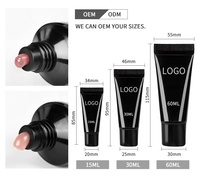 VALENDO-Poly Gel de Couleur Nude 15ml 30ml 60ml, Fournisseurs Professionnels d'Ongles, Vente en Gros, Gel d'Extension OEM, Constructeur de Gel pour Ongles
