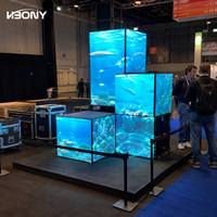 Écran LED Cube P2.6 d'intérieur à louer 500x500mm 7680Hz Mur vidéo créatif pour Scène, Exposition, Événement de Marque, Fournisseur