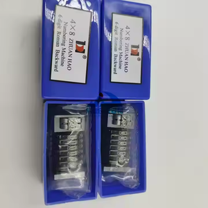 1Piece máy đánh số 6 chữ số 4x8 cho mini nhỏ 6 chữ số Roman trở lại máy in có thể điều chỉnh hoặc tạm dừng Ba chữ số số - Product Image 3