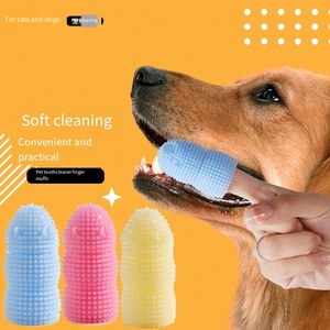 Cepillo de dientes de sílice para mascotas, productos para mascotas, diseño ergonómico, fácil limpieza de dientes, cachorros, cuidado Dental, cepillo de dientes para perros - Product Image 1