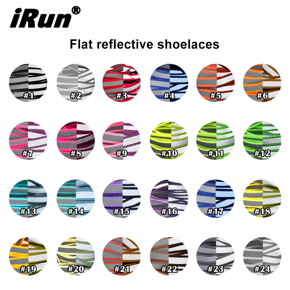 flat reflective shoelace
