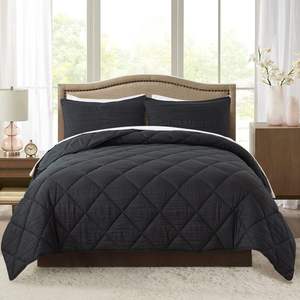 Rempli luxe en gros <span class=keywords><strong>flanelle</strong></span> avant <span class=keywords><strong>beige</strong></span> sherpa dos 3 pièces <span class=keywords><strong>couette</strong></span> hiver couettes luxe <span class=keywords><strong>couette</strong></span> ensemble - Product Image 1