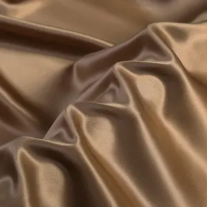 6A级固体染色22 Momme 140厘米宽度100% 真丝杜皮奥尼真丝布料服装