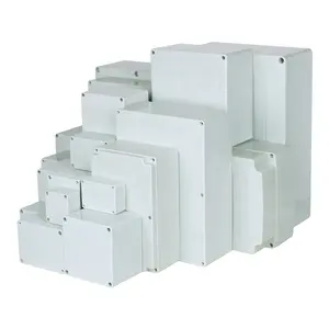 Waterproof dustproof weatherproof plastic pvc junction box enclosure with cable gland electrical equipment