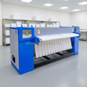 Machine à repasser et à presser à rouleau unique HUWEI pour <span class=keywords><strong>draps</strong></span> et housses de couette d'hôtel, régulation de vitesse à fréquence variable - Product Image 3