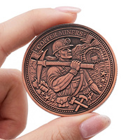 Pièces de monnaie en cuivre personnalisées en usine 999 1 oz 5 oz 10 oz, en métal, haute relief, bronze antique, cuivre fin 999, pièce commémorative