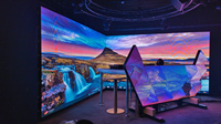 Écran LED mural fixe intérieur Yake P0.6 P0.7 P0.9 P1.25 P1.5 P1.86 2k 4k 8K Cob Led Display Pantallas Led pour réunion de club