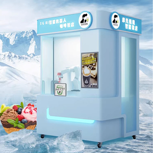 Offre Spéciale 3-en-1 entièrement automatique Smoothies crème glacée thé à bulles et thé au lait Machine à café avec <span class=keywords><strong>robot</strong></span> - Product Image 1