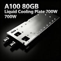 Pelat Pendingin Air Tembaga  Pelat Vacuum Brazed  A100 A6000 Tembaga Aluminium  GPU  untuk Pelat Pendingin Aluminium Pusat Data AI