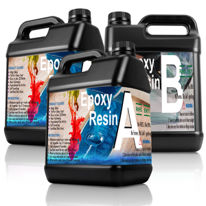 เรซิ่นใสและสารทำให้แข็งตัวสำหรับงานหล่อแบบลึก Resina Epoxica สูตร A และ B อัตราส่วน 2:1 สำหรับงานศิลปะ DIY ชุดเรซิ่น OEM - Product Image 1