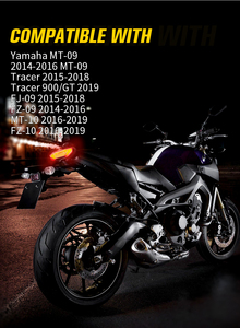 Luz Trasera LED para Motocicleta ECE para <span class=keywords><strong>Yamaha</strong></span> MT09 FZ09 2014-2016 / MT 10(<span class=keywords><strong>FZ</strong></span> 10) 2016-2019 / FJ 09 2015-2018, Piezas de Repuesto para Lámpara Trasera - Product Image 6