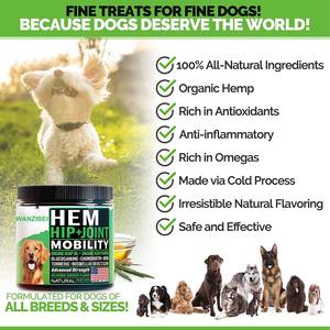 WANZIBEI Pet ornament salute articolare per cani artrite supplemento dell'anca e articolare morbido mastica supplemento di cani e gatti - Product Image 4