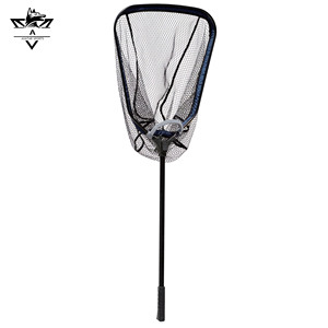 Nhà Sản Xuất Nổi PVC Cao Su Tráng Có Thể Gập Lại Trượt Thuyền Hạ Cánh <span class=keywords><strong>Net</strong></span> Ống Nhôm Lưới Đánh Cá Với Gia Cố Sườn Thiết Kế - Product Image 4