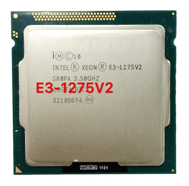Intel Server Used Cpu Xeon Processor E3-1275 V2 (8M Cache, 3.50 GHz)