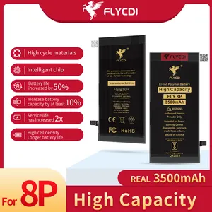 Bateria para celular FLYCDI Bateria para celular 8plus 8p Bateria para celular Bateria de alta capacidade 3500 mah