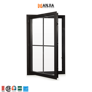 Bán buôn tùy chỉnh nhôm ba tráng men cửa sổ tác động bão với màn hình có thể thu vào Cửa Sổ Khung nhôm - Product Image 2