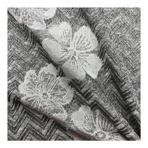 <span class=keywords><strong>2022</strong></span>รูปแบบใหม่ผ้า Jacquard ถัก145gsm เส้นด้ายโลหะย้อมผ้ายืดโพลีเอสเตอร์สำหรับเสื้อผ้า - Product Image 1