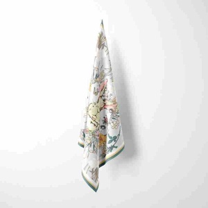 <span class=keywords><strong>Foulard</strong></span> d'été en <span class=keywords><strong>soie</strong></span> vintage 90x90cm, crêpe unie, pois en <span class=keywords><strong>soie</strong></span> de mûrier et motif animal, coffret cadeau 12mm, nouvelle collection - Product Image 4