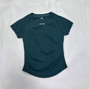 Nueva llegada de <span class=keywords><strong>AliExpress</strong></span>: Camiseta deportiva de yoga sin costuras de nailon mate de alta elasticidad y manga corta para <span class=keywords><strong>mujer</strong></span> - Product Image 1