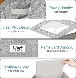 Stackable Hat <b>Storage</b> for Baseball Caps Hat Space saving <b>Storage</b> <b>Box</b> Baseball Cap Organizer for Closet - Product Image 3