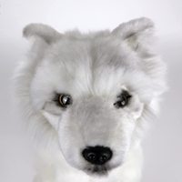 Juguete de Peluche de Lobo, Peluche Suave y Tierno, Negro y Blanco, Juguete de Peluche de Lobo, Éxito de Ventas en Amazon 2022