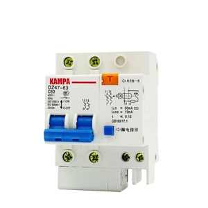 <span class=keywords><strong>DZ47LE</strong></span> 2P 10A 16A 20A 25A 32A 40A 50A 60A ตัวตัดวงจรตกค้าง RCBO - Product Image 1