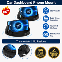 Support de téléphone de voiture en silicone robuste, conception de tapis antidérapant, durable, lavable, universel, compatible avec tous les smartphones