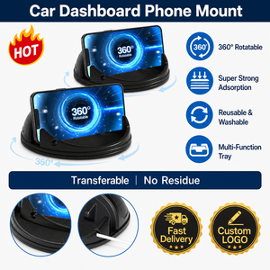 Soporte de Silicona Resistente para Teléfono de Coche, Diseño de Alfombrilla Antideslizante, Duradero, Lavable, Universal, Compatible con Todos los Teléfonos Inteligentes - Product Image 1