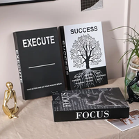 Offres Spéciales livres ornement chambre mode accessoires de tir étagère décor à la maison Table basse décoration livre décoratif