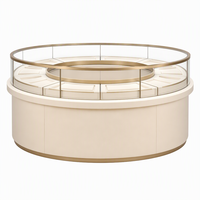 Vitrine de Luxe pour Bijoux en Verre Trempé avec Cadre en Acier Inoxydable, Éclairage LED, Design Écologique, Durable et Recyclable pour la Vente au Détail