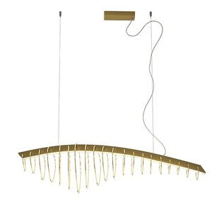 Italian Style Designer Minimalist Artistic Chandelier Led <b>Light</b> Long Shape For Home Bar Restaurant Villa Showroom - Product Image 2