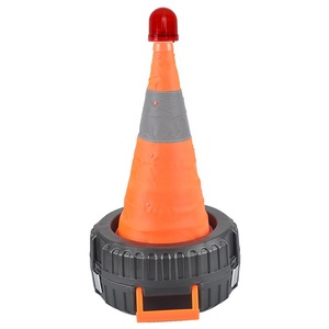 Kit de Emergencia <span class=keywords><strong>para</strong></span> Automóvil de 14 Piezas, Juego de Herramientas de Seguridad Automotriz con Cables de Arranque, Cuerda de Remolque y Cono de Advertencia Plegable - Product Image 3
